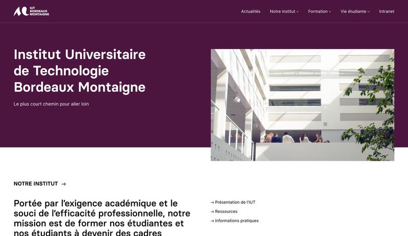 IUT Bordeaux Montaigne IUT Bordeaux Montaigne